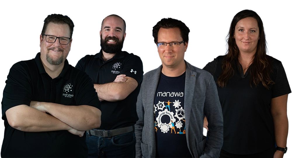 Manawa team member standing together v2